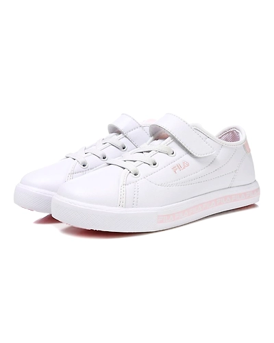 FILA Center Court S KD White Kids Canvas Shoes (IN-93272)-White-3-2