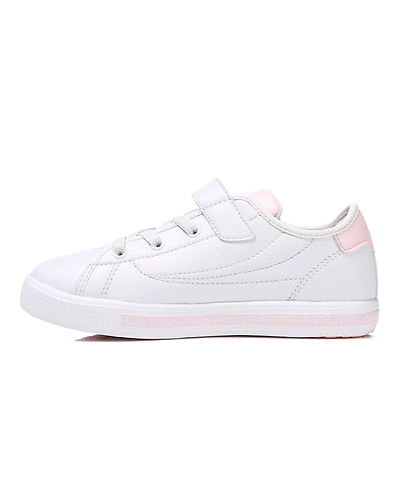 FILA Center Court S KD White Kids Canvas Shoes (IN-93272)-White-5-1