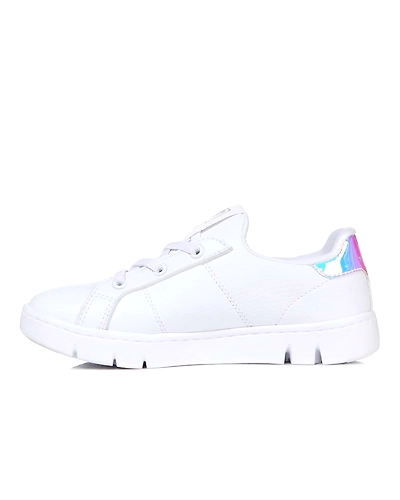 FILA Court Flex KD Silver Kids Lifestyle Shoes (IN-84037)-Silver-3-1