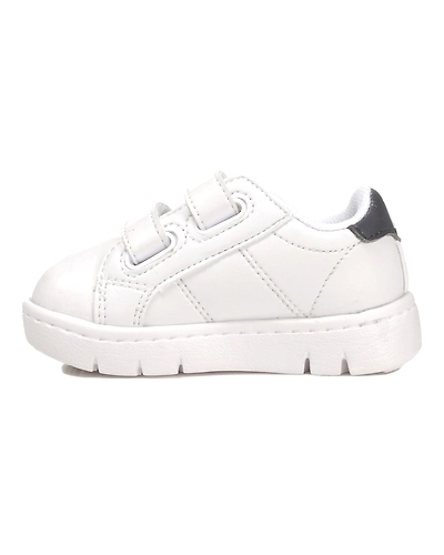 FILA Court Flex VC KD White Kids Velcro Shoes (IN-18594)-White-6-1