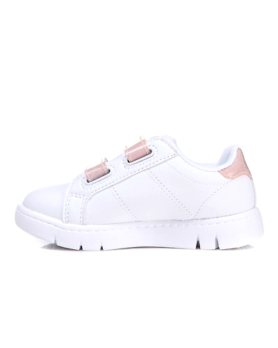 FILA Court Flex VC KD White Kids Velcro Shoes (IN-47721)-White-2.5-1