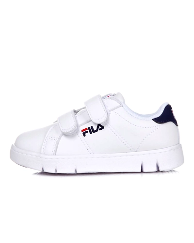 FILA Court Flex VC KD White Kids Velcro Shoes (IN-63807)-IN-63807-3-5