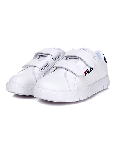 FILA Court Flex VC KD White Kids Velcro Shoes (IN-63807)-White-6-2