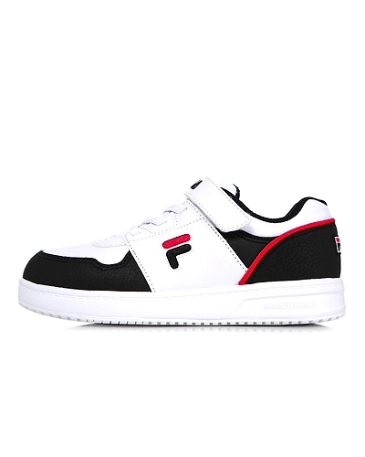 FILA Court Light Kids White Kids Velcro Shoes (IN-93073)-IN-93073-4-5