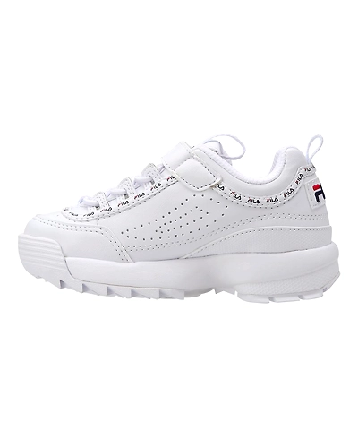 FILA Disruptor 2 Tapey Tape KD White Kids Sneakers (IN-69494)-White-4-1