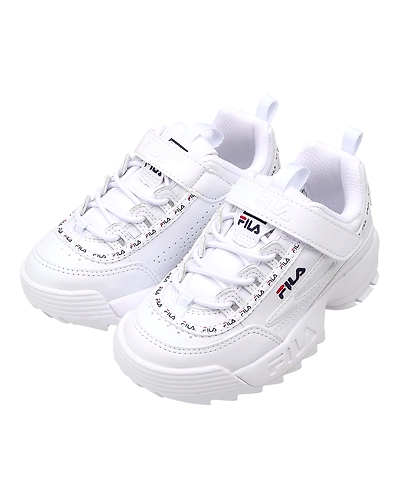 FILA Disruptor 2 Tapey Tape KD White Kids Sneakers (IN-69494)-White-4-2