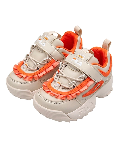FILA Disruptor 2 TD Frills Orange Infant Sneakers (IN-89899)-Orange-5.5-2