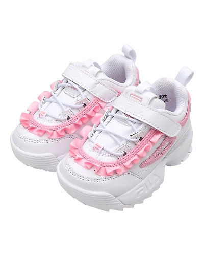 FILA Disruptor 2 TD Frills White Infant Sneakers (IN-70857)-White-5-2