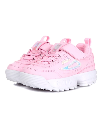 FILA Disruptor 2 TD Pink Infant Sneakers (IN-66642)-Pink-3-2