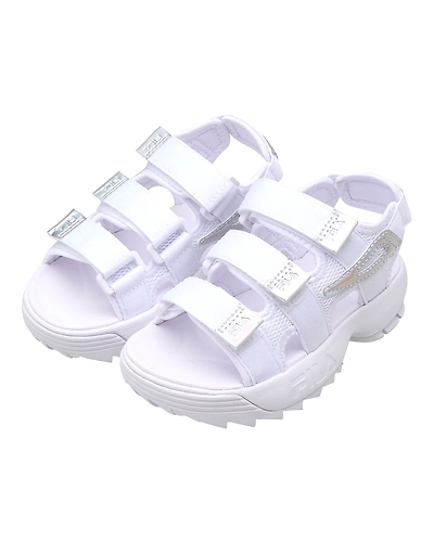 FILA Disruptor SD KD White Kids Sandals (IN-55662)-White-2.5-2