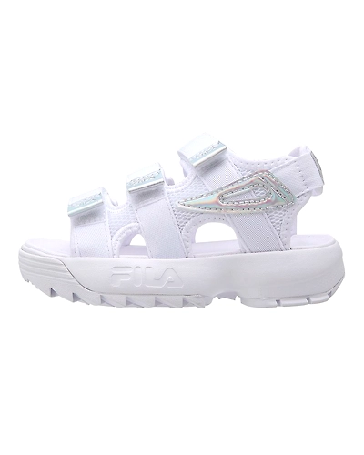 FILA Disruptor SD KD White Kids Sandals (IN-55662)-White-4-1