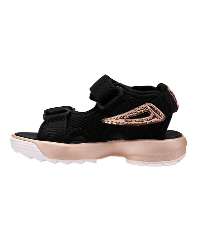 FILA Disruptor SD TD Black Infant Sandals (IN-94888)-IN-94888-4-5