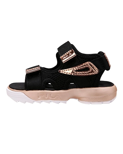 FILA Disruptor SD TD Black Infant Sandals (IN-94888)-Black-6-1