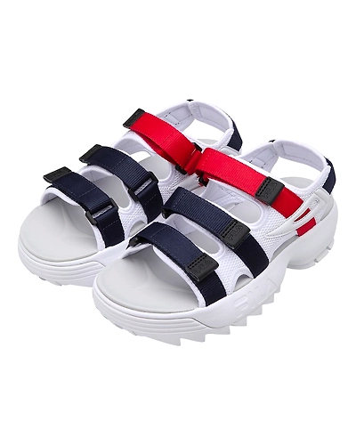 FILA Disruptor SD White Kids Sandals (IN-64967)-White-3.5-2