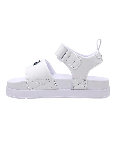 FILA Drifter Jacked Up White Kids Sandals (IN-91917)-White-6-1