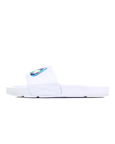 FILA Drifter KD White Kids Slippers (IN-91740)-White-3.5-1