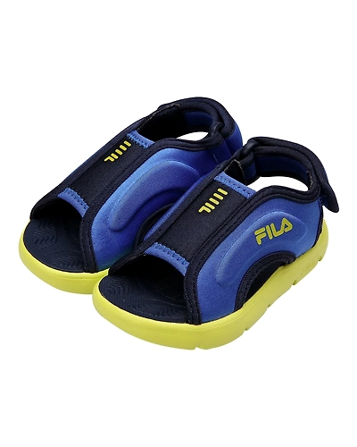FILA Fun Muff Blue Kids Sandals (IN-36449)-Blue-4-2