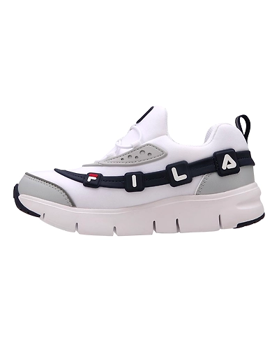 FILA GGUMI White Kids Running Shoes (IN-11715)-White-5.5-2