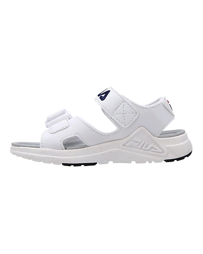FILA Joy Cool White Kids Sandals (IN-75936)-White-6-1