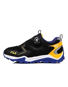 FILA Opti-Grip Boa KD Black Kids Trail Shoes (IN-27477)