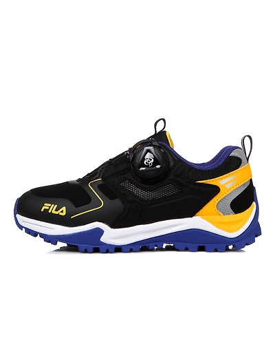 FILA Opti-Grip Boa KD Black Kids Trail Shoes (IN-27477)-IN-27477-4-5
