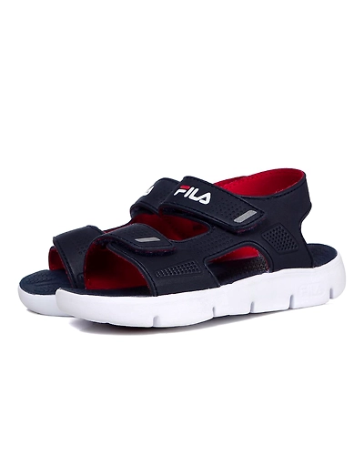 FILA Phil Light Navy Kids Sandals (IN-10289)-Navy-4.5-2