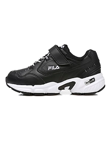 FILA Range KD Black Kids Velcro Shoes (IN-33461)
