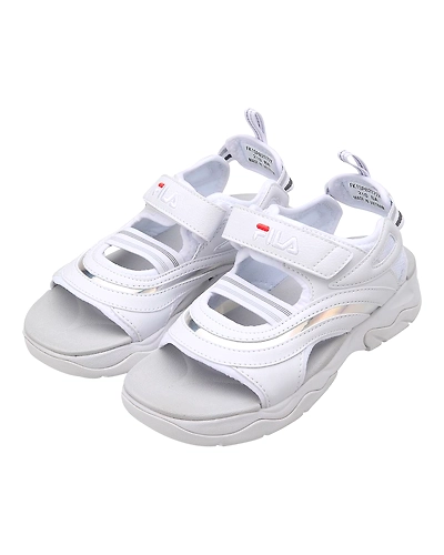 FILA Ray KD Silver Kids Sandals (IN-95881)-Silver-5-2