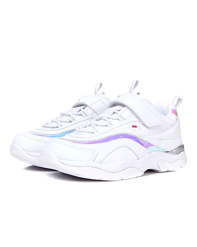FILA Ray KD Silver Kids Sneakers (IN-36155)-Silver-4-2