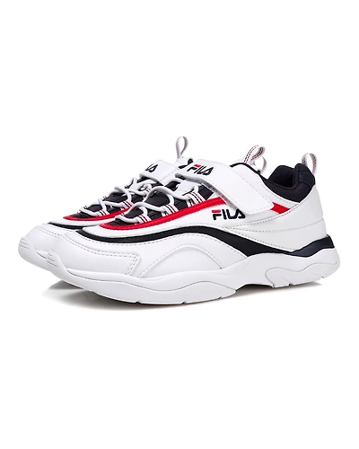 FILA Ray KD White Kids Sneakers (IN-34537)-White-5.5-2