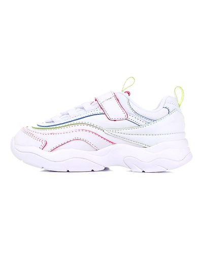 FILA Ray Pipey KD White Kids Sneakers (IN-50747)-White-3-1