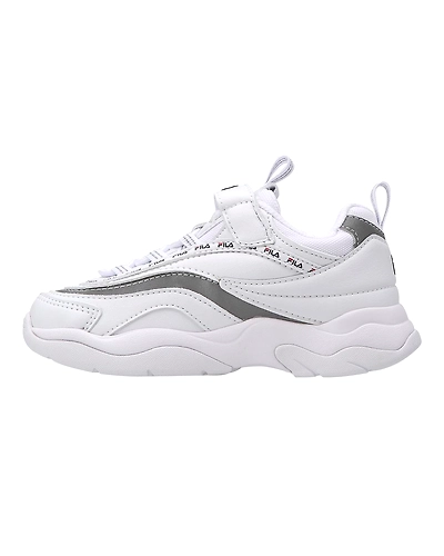 FILA Ray Tapey Tape KD White Kids Sneakers (IN-44857)-White-4.5-1