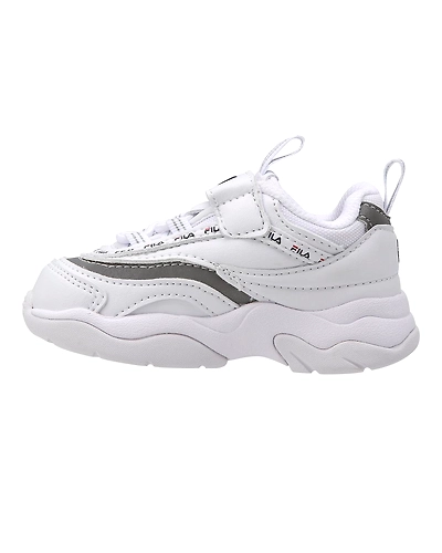 FILA Ray Tapey Tape TD White Infant Sneakers (IN-47486)-White-4-1