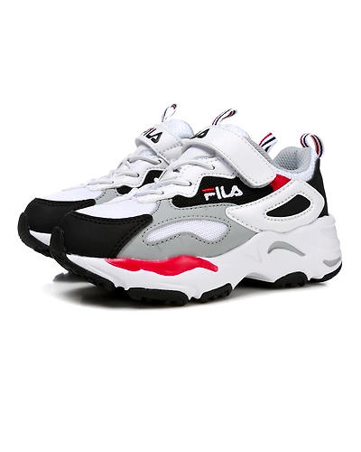 FILA Ray Tracer KD White Kids Sneakers (IN-95386)-White-2.5-2