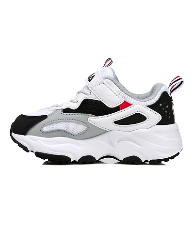 FILA Ray Tracer KD White Kids Sneakers (IN-95386)-White-5.5-1