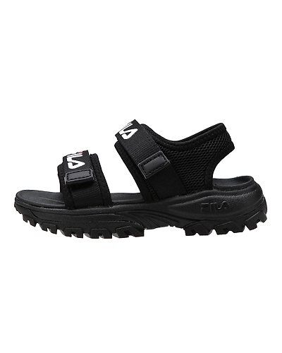 FILA Ray Tracer SD Black Kids Sandals (IN-70882)-Black-3-1