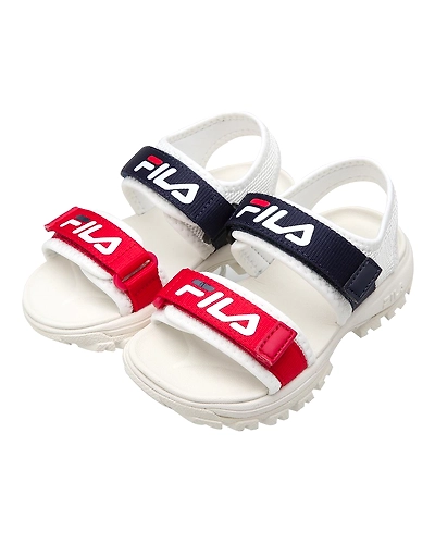 FILA Ray Tracer SD White Kids Sandals (IN-11213)-White-5-2