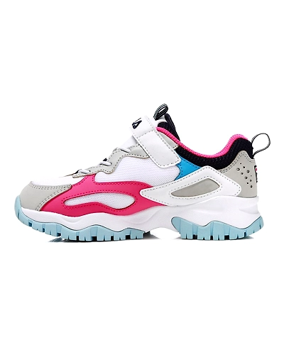 FILA Ray Tracer TR KD White Kids Sneakers (IN-62538)-White-3-1