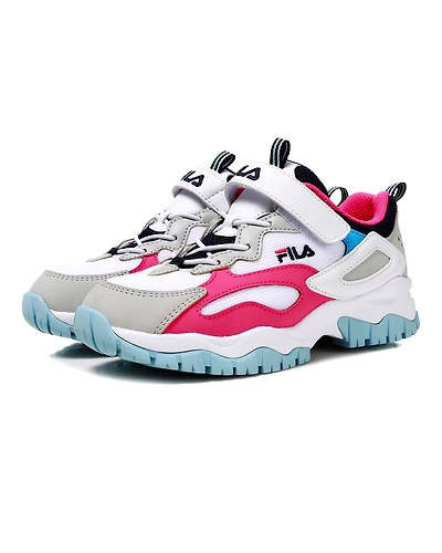 FILA Ray Tracer TR KD White Kids Sneakers (IN-62538)-White-4.5-2