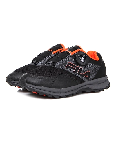 FILA Searom BOA TR KD Black Kids Sneakers (IN-20381)-Black-5-2