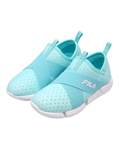 FILA Slick Aqua KD Blue Kids Lifestyle Shoes (IN-26382)-Blue-5-2