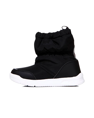 FILA Snow Pudding Slip-On KD Black Kids Winter Shoes (IN-26793)-IN-26793-5-5