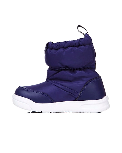 FILA Snow Pudding Slip-On KD Navy Kids Winter Shoes (IN-70964)-Navy-5.5-1