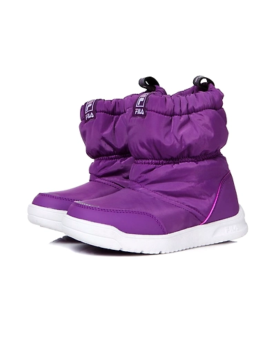 FILA Snow Pudding Slip-On KD Purple Kids Winter Shoes (IN-95996)-Purple-5-2