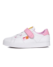 FILA X Chupa Chups Court Deluxe KD Pink Kids Velcro Shoes (IN-91183)