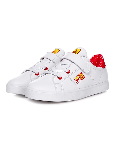 FILA X Chupa Chups Court Deluxe KD Red Kids Velcro Shoes (IN-57456)-Red-5-2