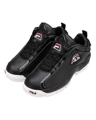 FILA 96 Low Black Mens Basketball Shoes (IN-25728)-10-Black-2