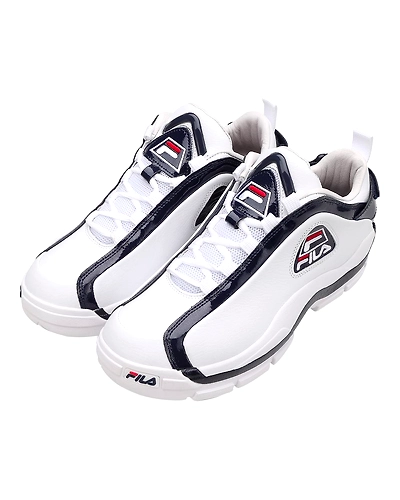 FILA 96 Low White Mens Basketball Shoes (IN-53770)-6-White-2