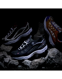 FILA Boveasorus AT 98 Black Mens Running Shoes (IN-60864)