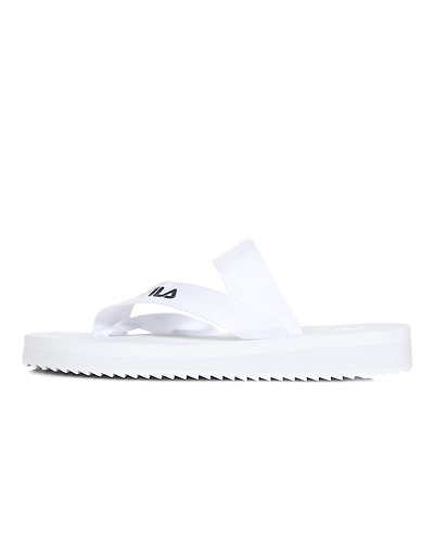 FILA Buster White Mens Sandals (IN-80983)-7.5-White-1